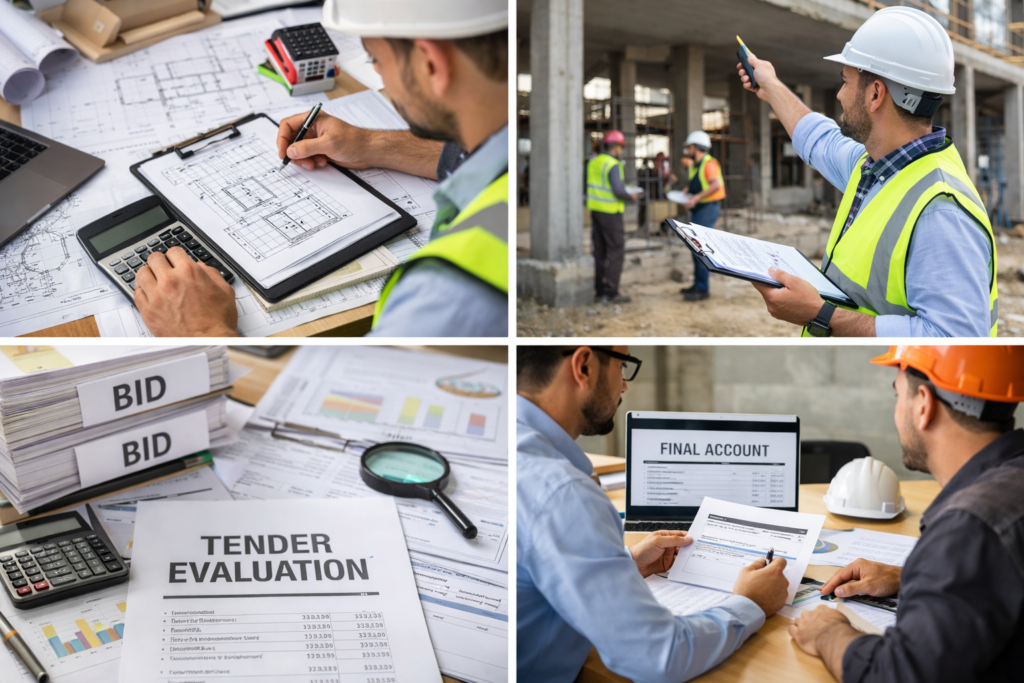 quantity surveyor roles